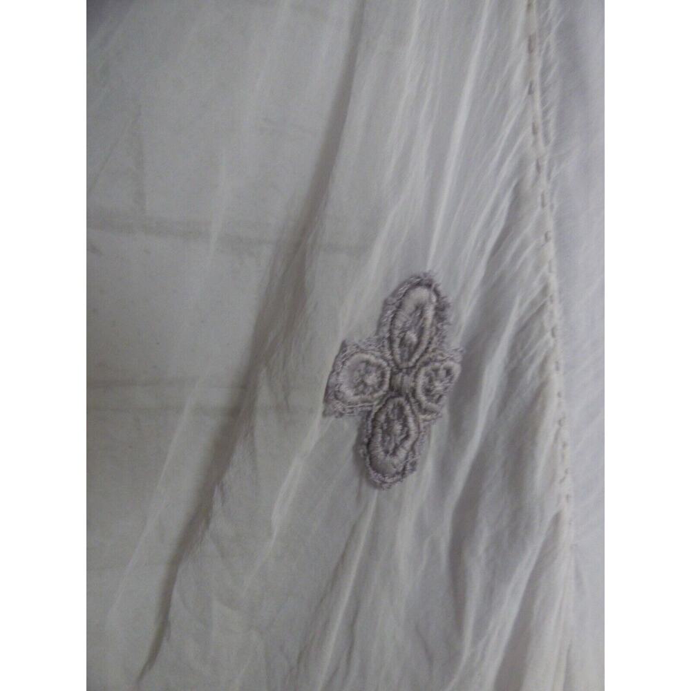 Johnny Was 4 Love and Liberty Lace Trim Pale Lavender Tunic Top S NEW J726 - Picture 6 of 14